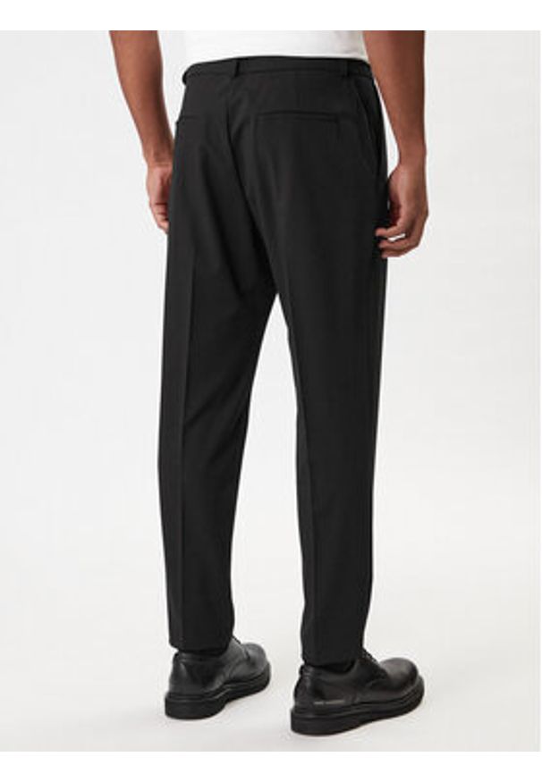 Versace Jeans Couture Spodnie materiałowe 80GAA128 N0702 Czarny Slim Fit. Kolor: czarny. Materiał: syntetyk