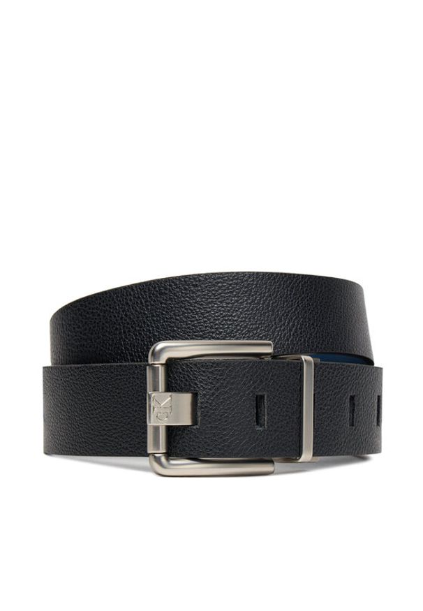 Calvin Klein Pasek Męski Ck Prong Buckle 35Mm Rev LV04D7029G Czarny. Kolor: czarny. Materiał: skóra