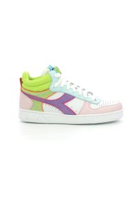 Diadora - Sneakersy damskie DIADORA MAGIC BASKET DEMI WN. Kolor: zielony, wielokolorowy, biały