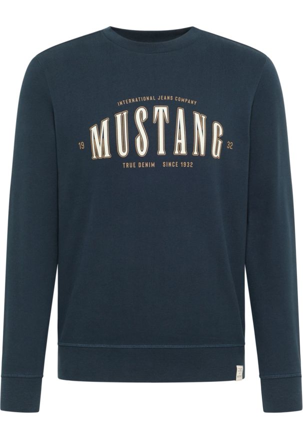 Męska bluza nierozpinana Mustang Style Ben Crewneck Carbon 1014505 4135