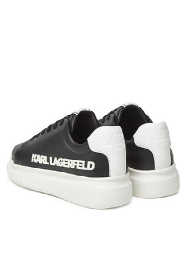 Karl Lagerfeld Kids Sneakersy Z30381 S Czarny. Kolor: czarny. Materiał: skóra