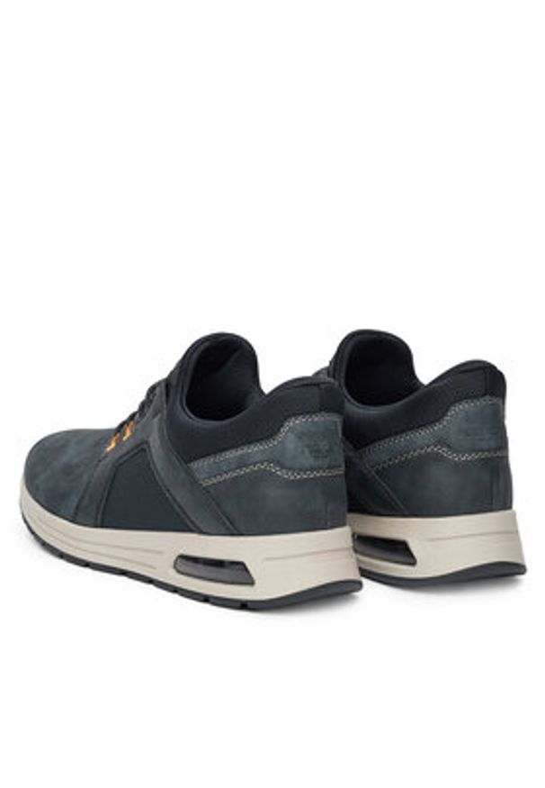 Rieker Sneakersy B1053-14 Granatowy. Kolor: niebieski. Materiał: skóra