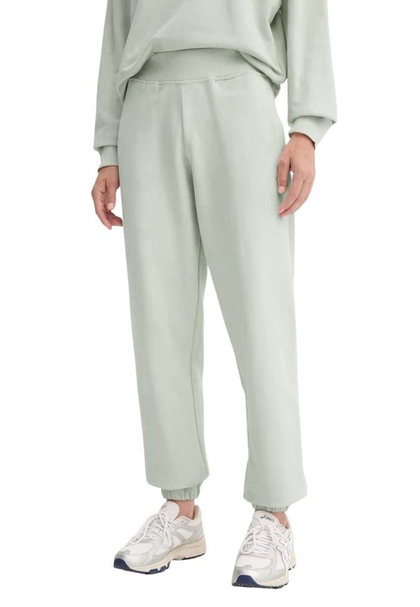 Guess - GUESS Zielone spodnie dresowe damskie Primula, Rozmiar S. Kolor: zielony. Materiał: dresówka