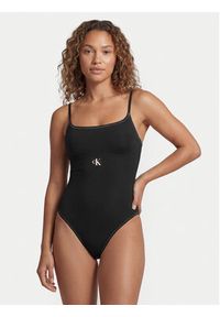 Calvin Klein Swimwear Strój kąpielowy LV00Q61217 Czarny. Kolor: czarny. Materiał: syntetyk #3