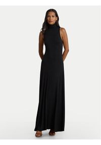 Lauren Ralph Lauren - LAUREN RALPH LAUREN Sukienka wieczorowa 200B23543001 Czarny Regular Fit. Kolor: czarny. Materiał: wiskoza. Styl: wizytowy #1