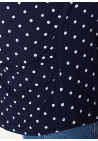 Shirt ciążowy z krótkim rękawem (2 szt.), bawełna organiczna bonprix biały + ciemnoniebieski w kropki. Kolekcja: moda ciążowa. Kolor: biały. Materiał: bawełna. Długość rękawa: krótki rękaw. Długość: krótkie. Wzór: kropki #3