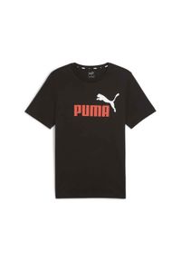 T-Shirt Puma Ess+ 2 Z Logo Tee Dorosłych. Kolor: czarny