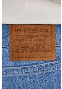 Levi's® - Levi's jeansy Mile damskie high waist. Okazja: na spotkanie biznesowe. Stan: podwyższony. Kolor: niebieski. Styl: biznesowy