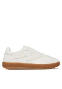 DeeZee Sneakersy AM25219 Biały. Kolor: biały. Materiał: skóra