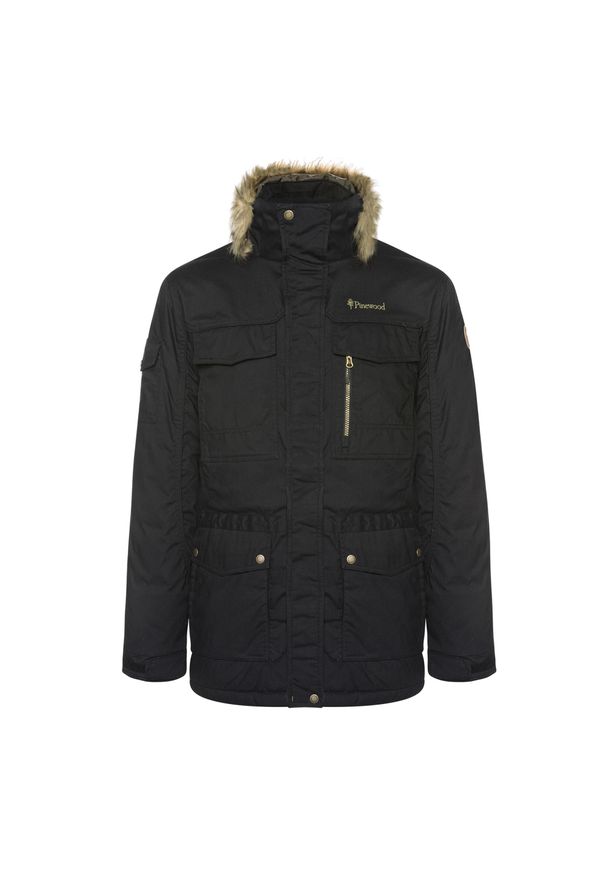 PINEWOOD - Kurtka zimowa męska Pinewood Finnveden Winter Parka. Kolor: czarny. Sezon: zima