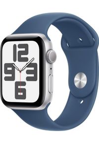 APPLE - Smartwatch Apple Watch SE GPS 40mm Silver Alu Sport S/M Granatowy (mxec3qc/a). Rodzaj zegarka: smartwatch. Kolor: niebieski. Styl: sportowy