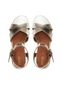 Geox Espadryle D Ischia Corda D02HHC 000CF C2012 Złoty. Kolor: złoty. Materiał: skóra #3