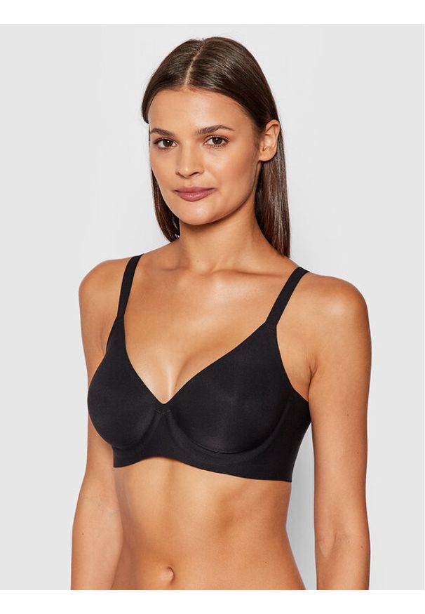 Chantelle Biustonosz bezszwowy Soft Stretch C13K10 Czarny. Kolor: czarny. Materiał: syntetyk