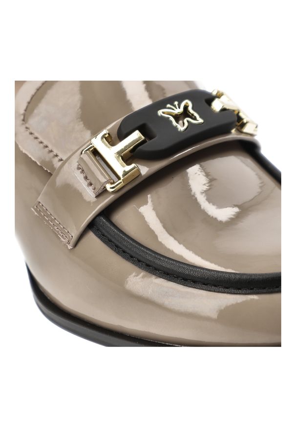 Beżowe Półbuty Artiker Eleganckie Obuwie Damskie. Okazja: na co dzień. Zapięcie: klamry. Kolor: beżowy. Materiał: materiał. Obcas: na obcasie. Styl: elegancki. Wysokość obcasa: średni