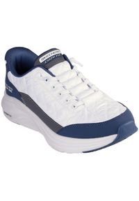 skechers - Adidasy Skechers Contour Foam - Cozy, Mężczyźni. Kolor: biały. Materiał: syntetyk, materiał
