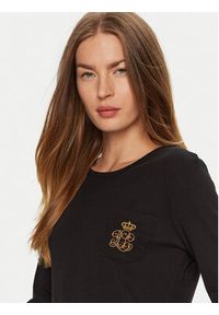 Lauren Ralph Lauren - LAUREN RALPH LAUREN Piżama ILN72376F Brązowy Regular Fit. Kolor: brązowy. Materiał: bawełna