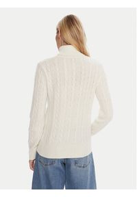 Robe di Kappa Golf Hevia 621118W Écru Regular Fit. Typ kołnierza: golf. Materiał: wełna #2