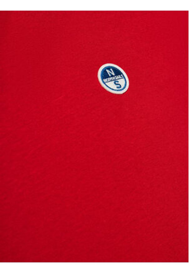 North Sails T-Shirt Bollo 692970 Czerwony Regular Fit. Kolor: czerwony. Materiał: bawełna