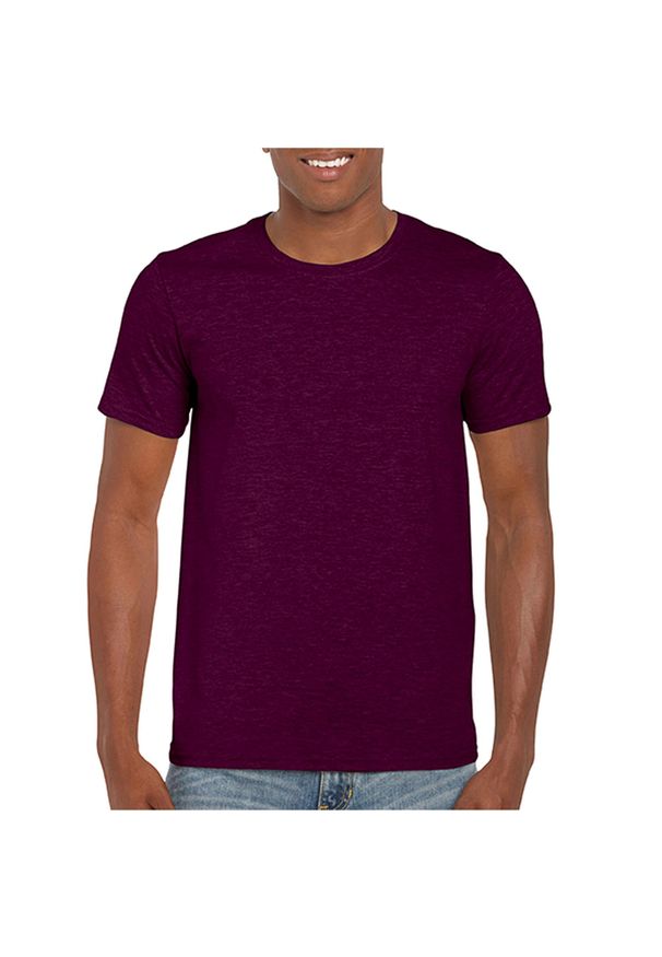 GILDAN - Koszulka Softstyle Dla Dorosłych Unisex. Kolor: czerwony, wielokolorowy, brązowy