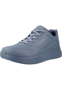 skechers - Buty do chodzenia damskie Skechers Uno Lite. Kolor: niebieski. Materiał: syntetyk, materiał. Szerokość cholewki: normalna. Sport: turystyka piesza
