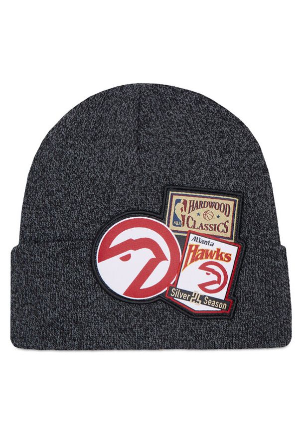 Mitchell & Ness Czapka Logo Patch HCFK4341 Czarny. Kolor: czarny. Materiał: materiał, akryl