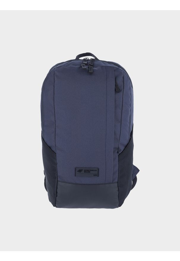 4f - Plecak miejski (20 L) z kieszenią na laptop - granatowy. Kolor: niebieski. Materiał: materiał, syntetyk. Wzór: gładki. Styl: casual, elegancki