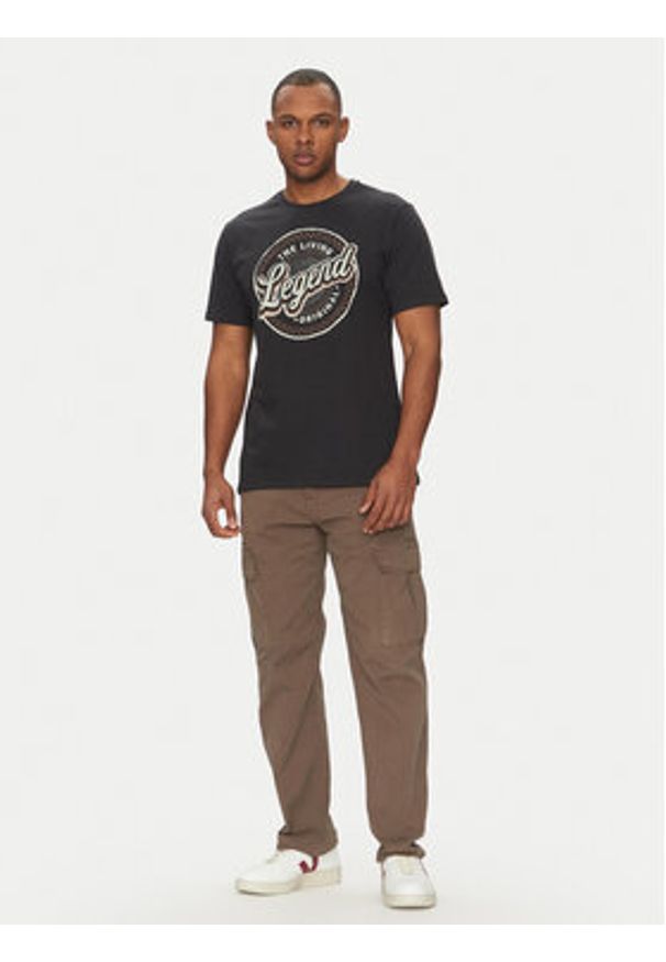 Blend T-Shirt 20717760 Czarny Regular Fit. Kolor: czarny. Materiał: bawełna