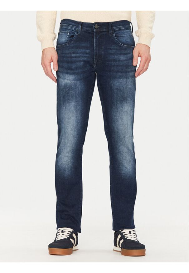 Blend Jeansy 20712391 Granatowy Slim Fit. Kolor: niebieski
