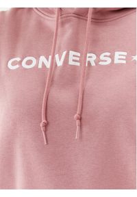 Converse Bluza Wordmark Fleece Hoodie Emb 10025690-A11 Różowy Regular Fit. Kolor: różowy. Materiał: bawełna #2