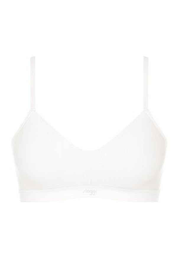 Sloggi Biustonosz top Ever Ease 10219599 Beżowy. Kolor: beżowy. Materiał: bawełna