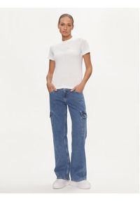 Calvin Klein Jeans T-Shirt Institutional J20J223222 Biały Regular Fit. Kolor: biały. Materiał: bawełna #3