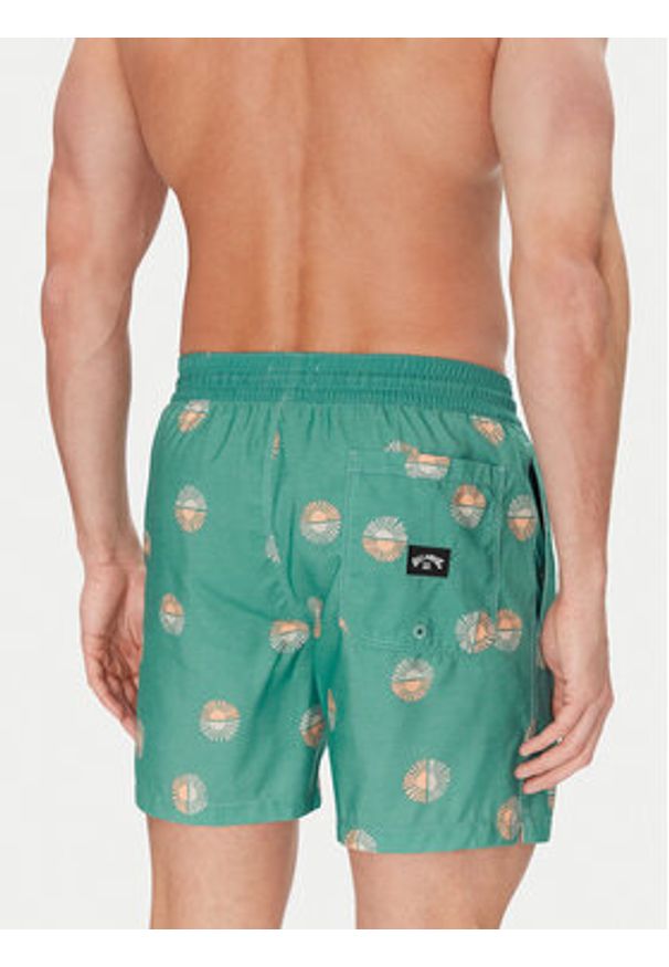 Billabong Szorty kąpielowe Vacay Lb EBYJV00144 Zielony Regular Fit. Kolor: zielony. Materiał: syntetyk