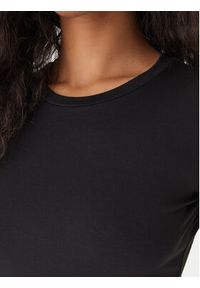 Hugo - HUGO T-Shirt Darnelia 50515019 Czarny Slim Fit. Kolor: czarny. Materiał: bawełna #4