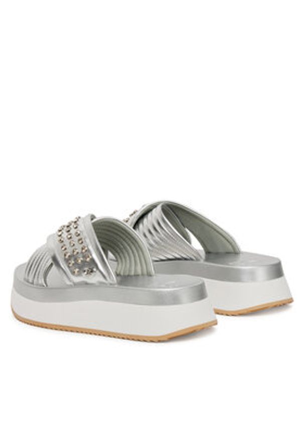 Liu Jo Klapki Dreamy Sandal 05BA5091 EX187 Srebrny. Kolor: srebrny. Materiał: skóra