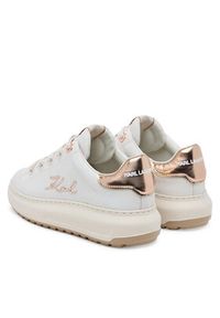 Karl Lagerfeld - KARL LAGERFELD Sneakersy KL67518A Biały. Kolor: biały. Materiał: skóra #3