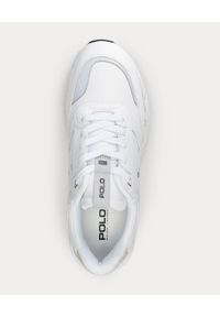 Ralph Lauren - RALPH LAUREN - Białe sneakersy Jogger. Okazja: na co dzień. Nosek buta: okrągły. Kolor: biały. Materiał: materiał #2