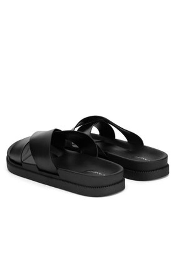 Lanetti Klapki MYL-LANETTI-01 Czarny. Kolor: czarny