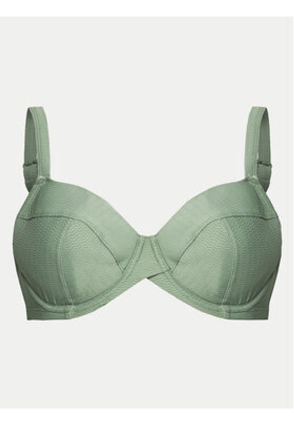 Dorina Góra od bikini Curacao D001696MI054 Zielony. Kolor: zielony. Materiał: syntetyk