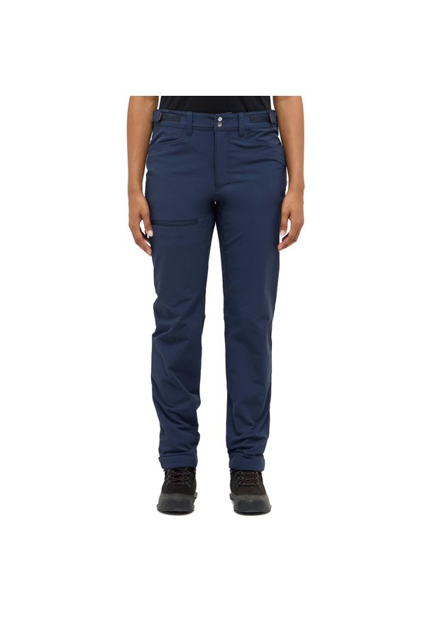 Spodnie damskie Haglöfs Front Flex. Kolor: niebieski. Sezon: lato. Sport: turystyka piesza