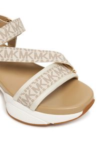 MICHAEL Michael Kors Sandały Bowie Sandal 43S6BWFA1B Kremowy. Kolor: kremowy. Materiał: skóra #2
