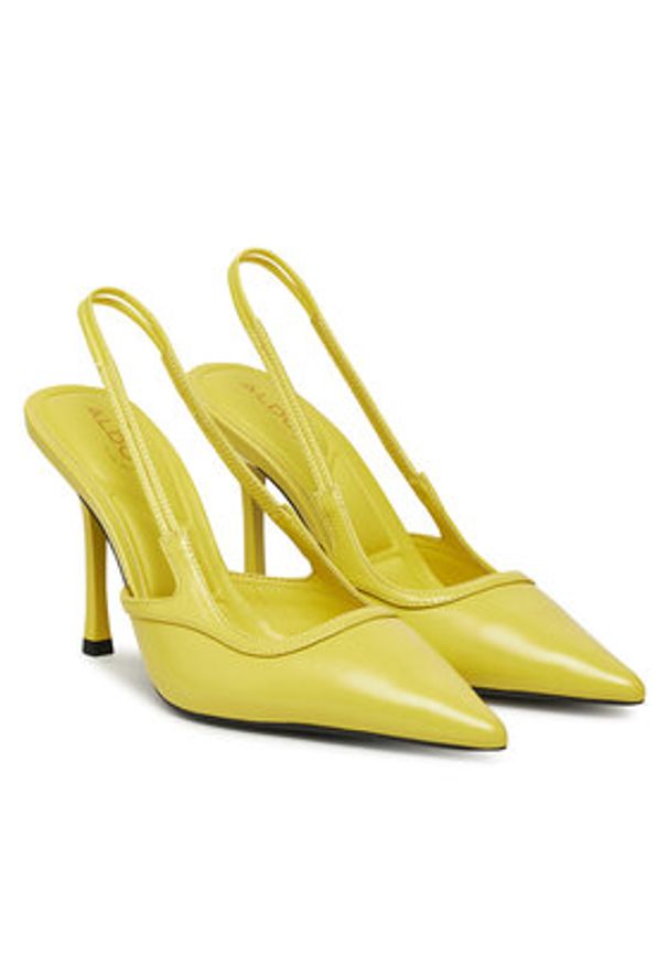 Aldo Sandały Evania 13964756 Zielony. Kolor: zielony. Materiał: skóra