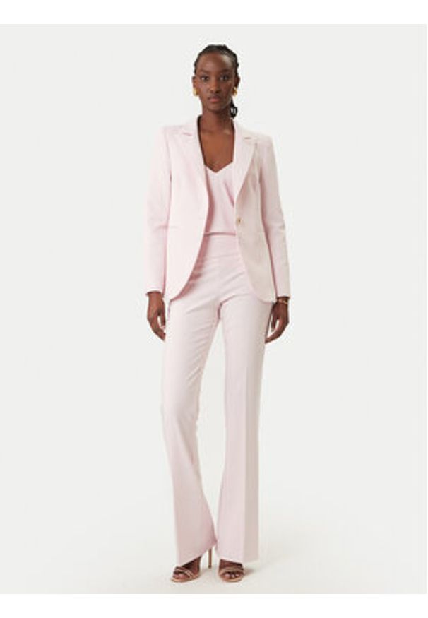 Rinascimento Spodnie materiałowe CFC0127876003 Różowy Slim Fit. Kolor: różowy. Materiał: syntetyk