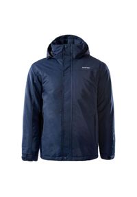 Hi-tec - Kurtka męska zimowa Hi-Tec Chris - granatowa, Rozmiar XXL. Kolor: niebieski. Materiał: poliester, materiał. Sezon: zima #1