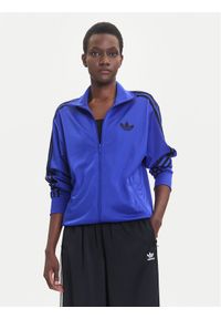 Adidas - adidas Bluza adicolor Classic Firebird JX6462 Niebieski Loose Fit. Kolor: niebieski. Materiał: syntetyk