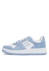 Tommy Jeans Sneakersy Tjw Retro Basket Washed Suede EN0EN02486 Granatowy. Kolor: niebieski #5