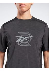 Reebok T-Shirt Activchill Graphic Move HS5933 Czarny Active Fit. Kolor: czarny. Materiał: syntetyk #5
