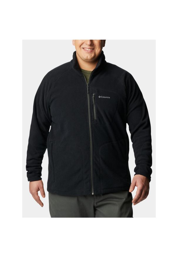 columbia - Sweter Męski Columbia Fast Trek II. Kolor: czarny. Materiał: polar. Sport: turystyka piesza