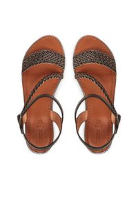 Geox Sandały D Sozy Plus D55DQD 081KY C9B1G Czarny. Kolor: czarny. Materiał: skóra #2