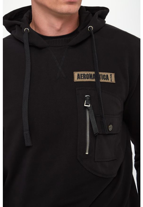 Aeronautica Militare - Bluza męska z kapturem AERONAUTICA MILITARE. Typ kołnierza: kaptur