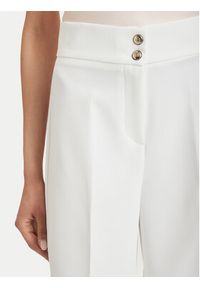 Maryley Spodnie materiałowe 26EB680/43VA Biały Regular Fit. Kolor: biały. Materiał: syntetyk #2